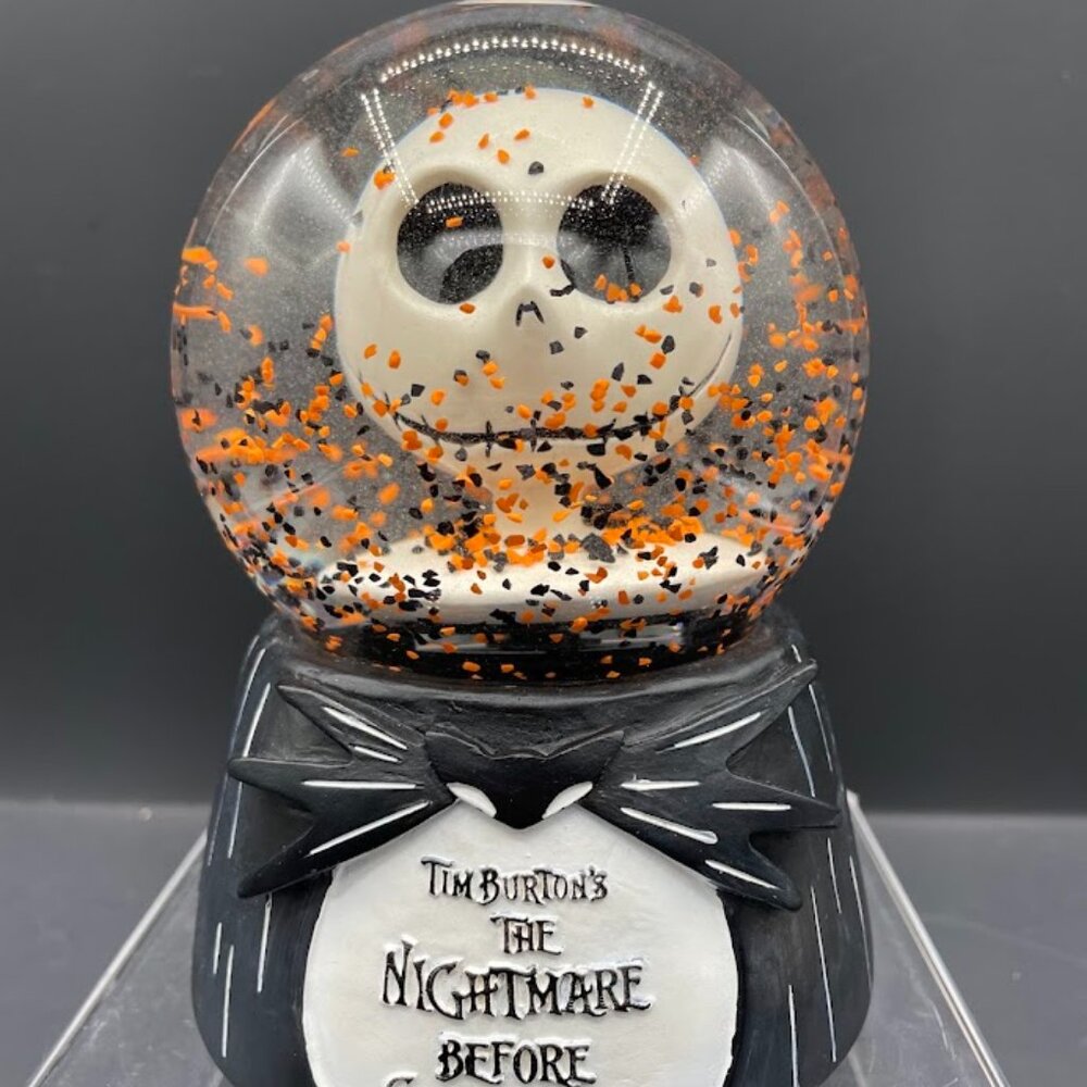 KCare Nightmare Before Christmas Snomotion Water Globe Jack Skellington Music
